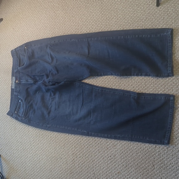 Basic Code 38 34 jeans blue jeans casual worn distressed men's jeans - Picture 4 of 14